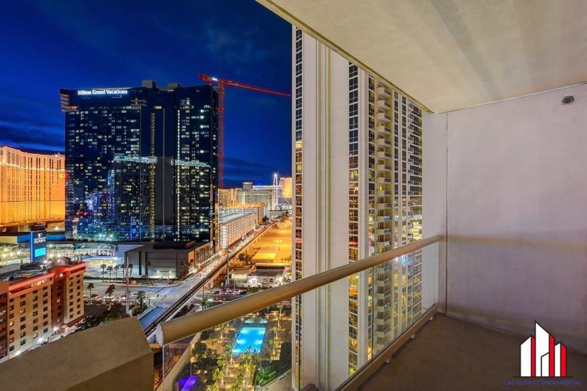 Mgm Signature-18-701 1Br2Ba Strip View Balcony Las Vegas Bagian luar foto